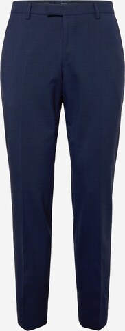 JOOP! Regular Pleated Pants 'Blayr' in Blue: front