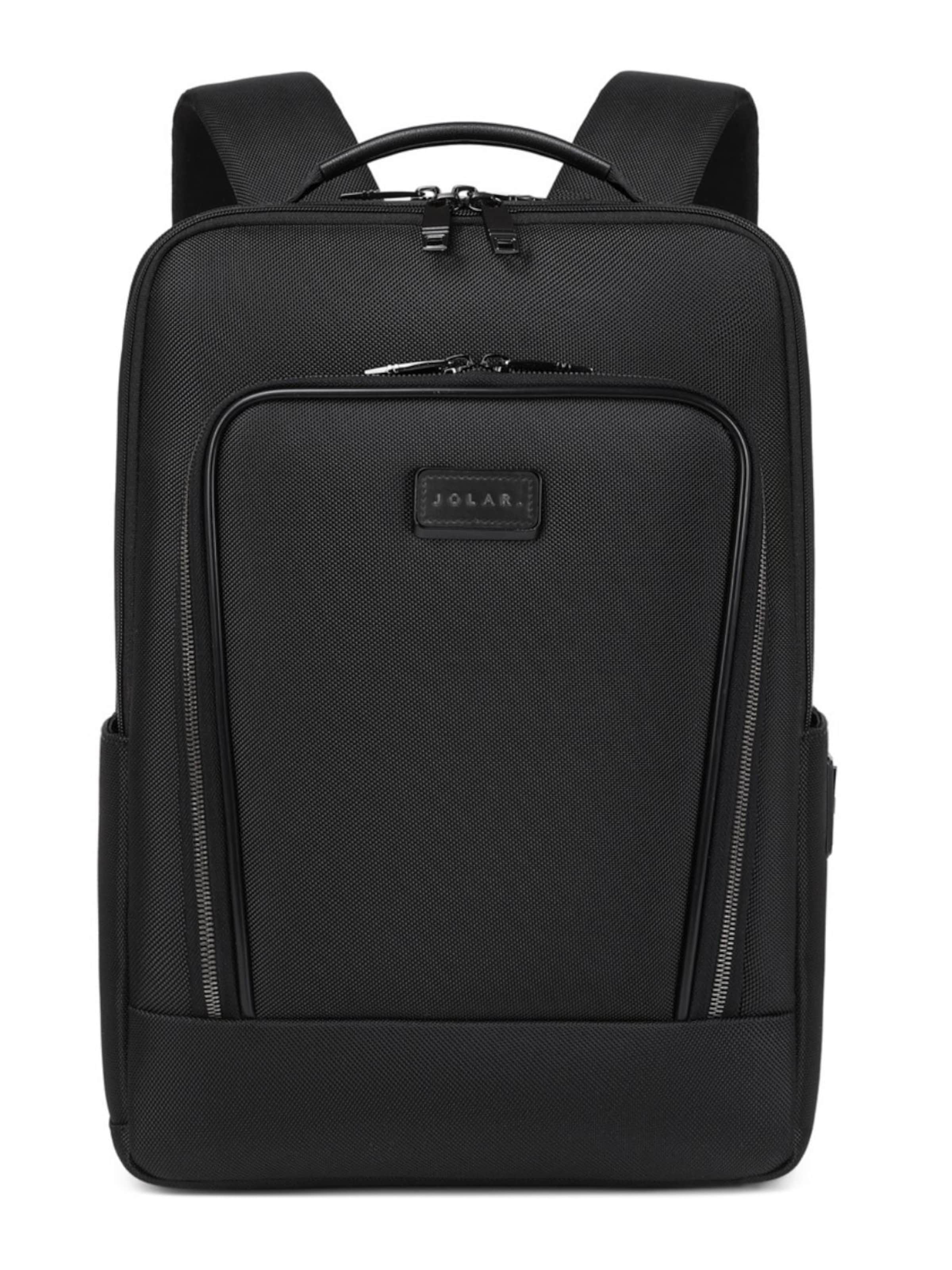 Zaino 'UNISEX' di jolar in nero: frontale