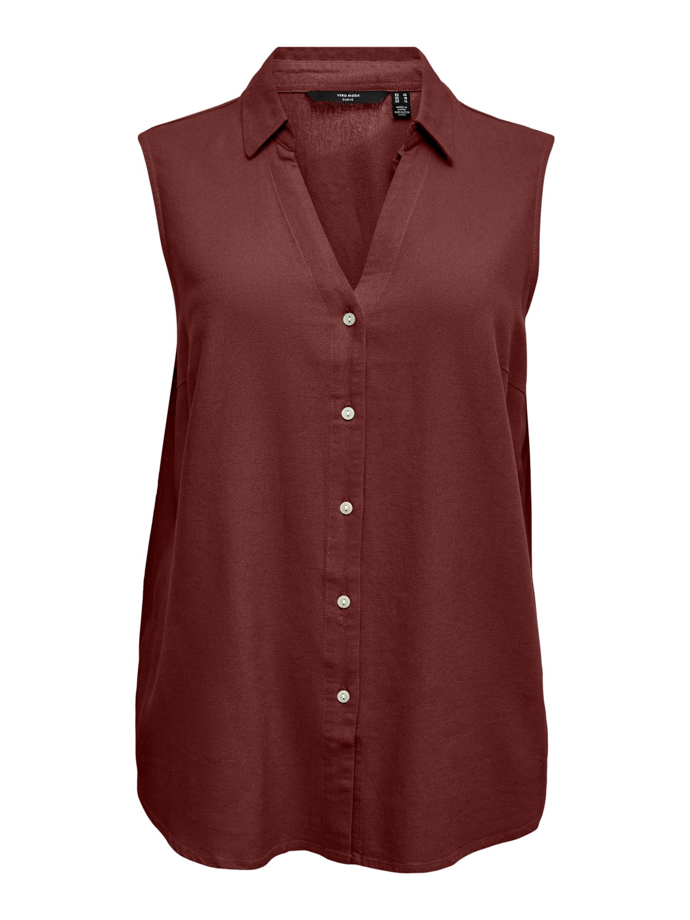 Vero Moda Curve Blouse 'MYMILO' in Red: front