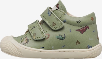 NATURINO Flats 'COCOON VL' in Green: front