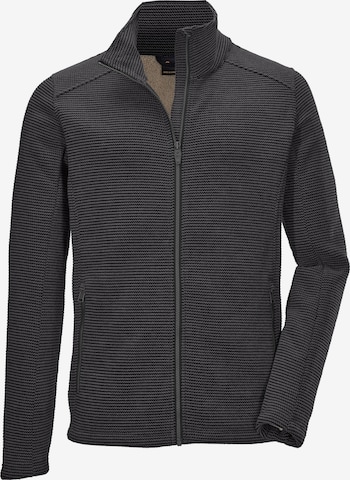 KILLTEC Fleece Jacket in Grey: front