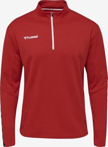 Hummel - Camiseta deportiva en rojo: frente