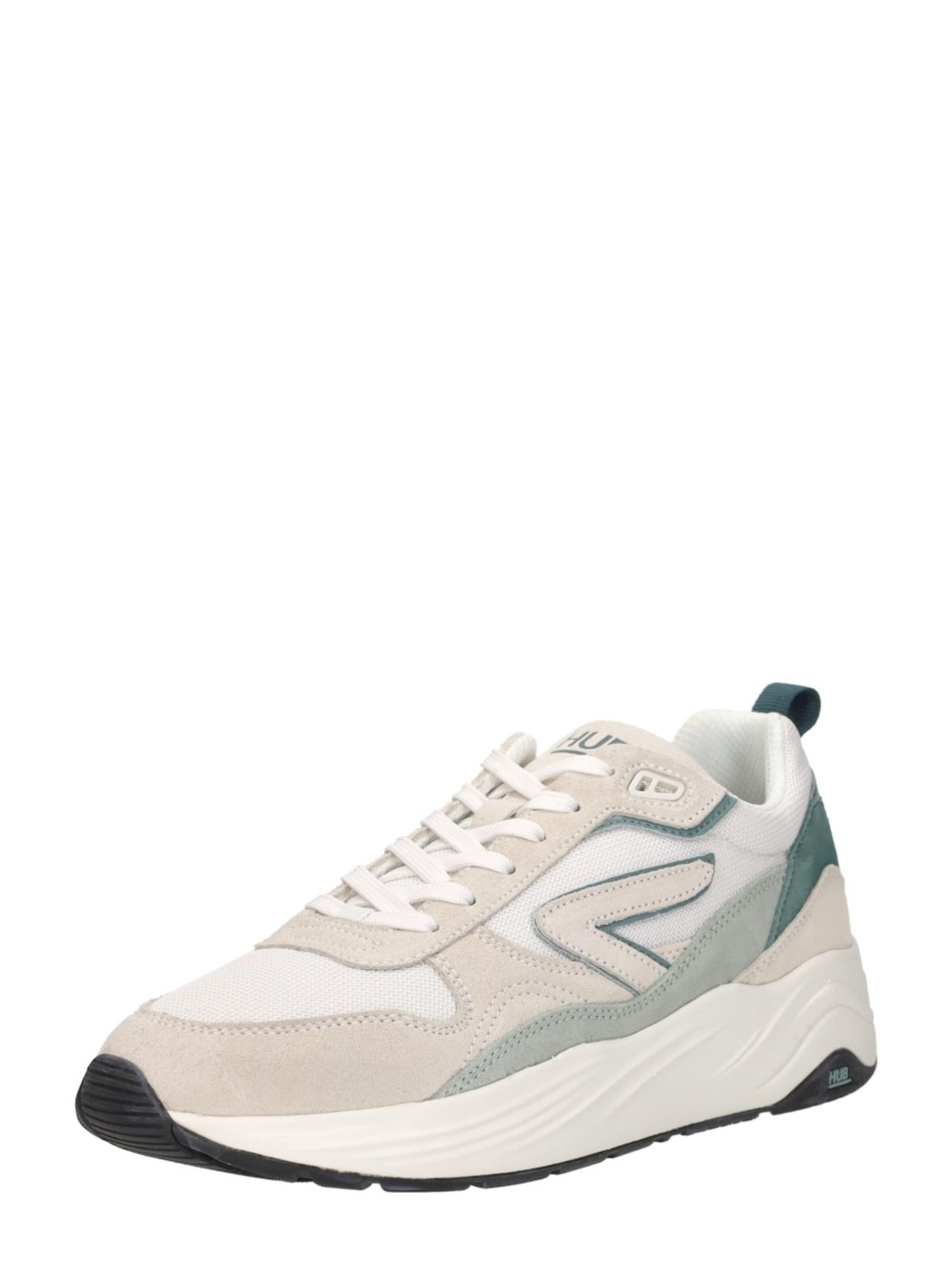 Baskets basses 'Glide S43' HUB en blanc