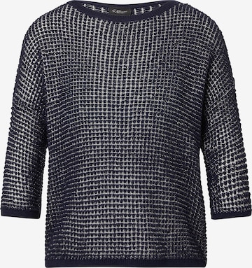 s.Oliver Sweater in Blue: front