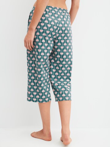 CALIDA Pyjamahose 'Favourites Beach'‌‌‌‌‌‌‌‌‌‌ in Grün