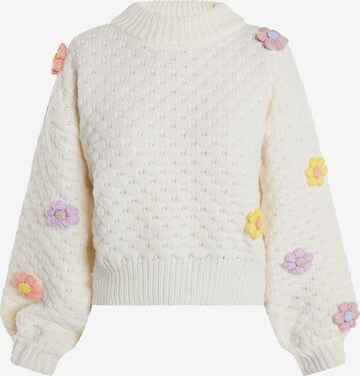 IZIA Sweater in White: front