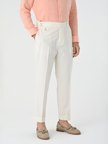 Antioch Regular Trousers with creases in Beige: front