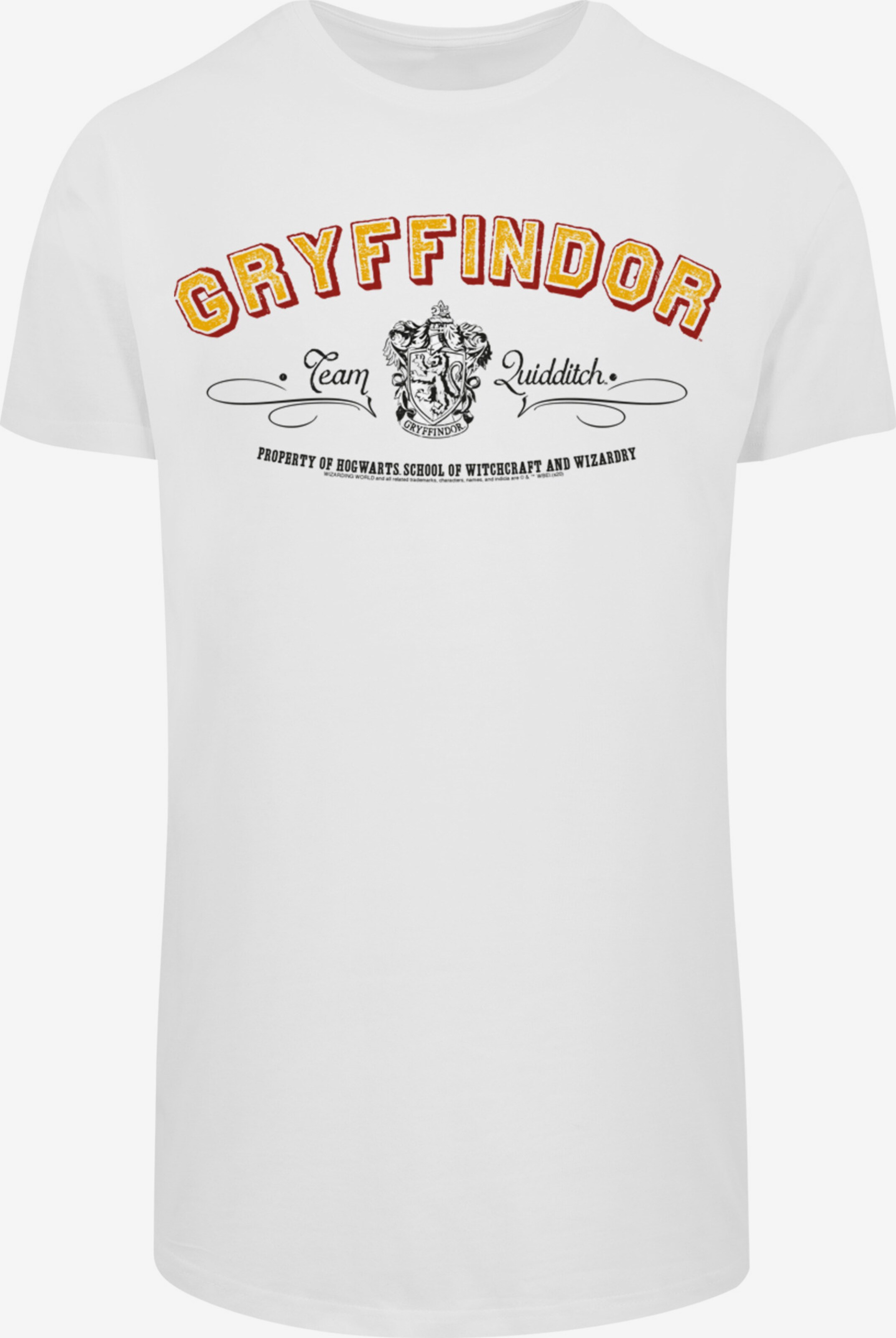F4NT4STIC T-Shirt 'Harry Potter Gryffindor Team Quidditch' in Weiß | ABOUT  YOU