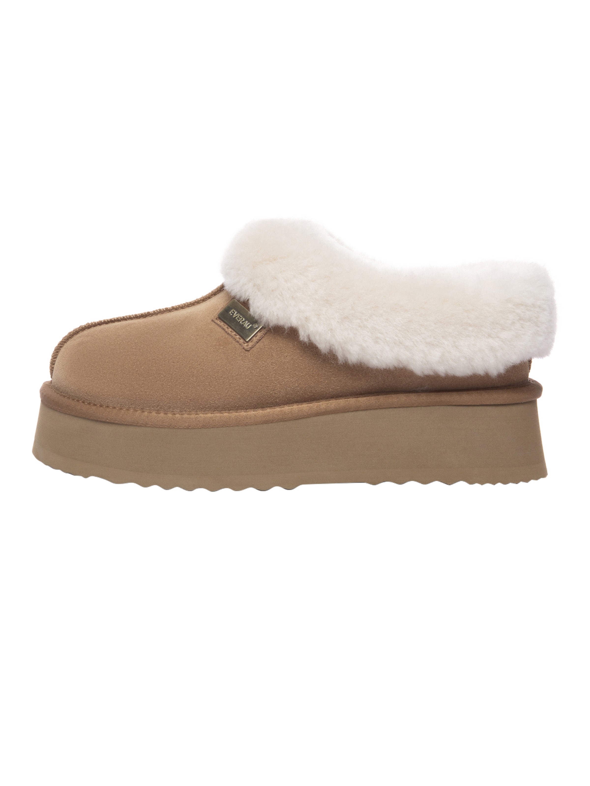 Everau Παντοφλέ 'Topknot' σε καφέ: μπροστά