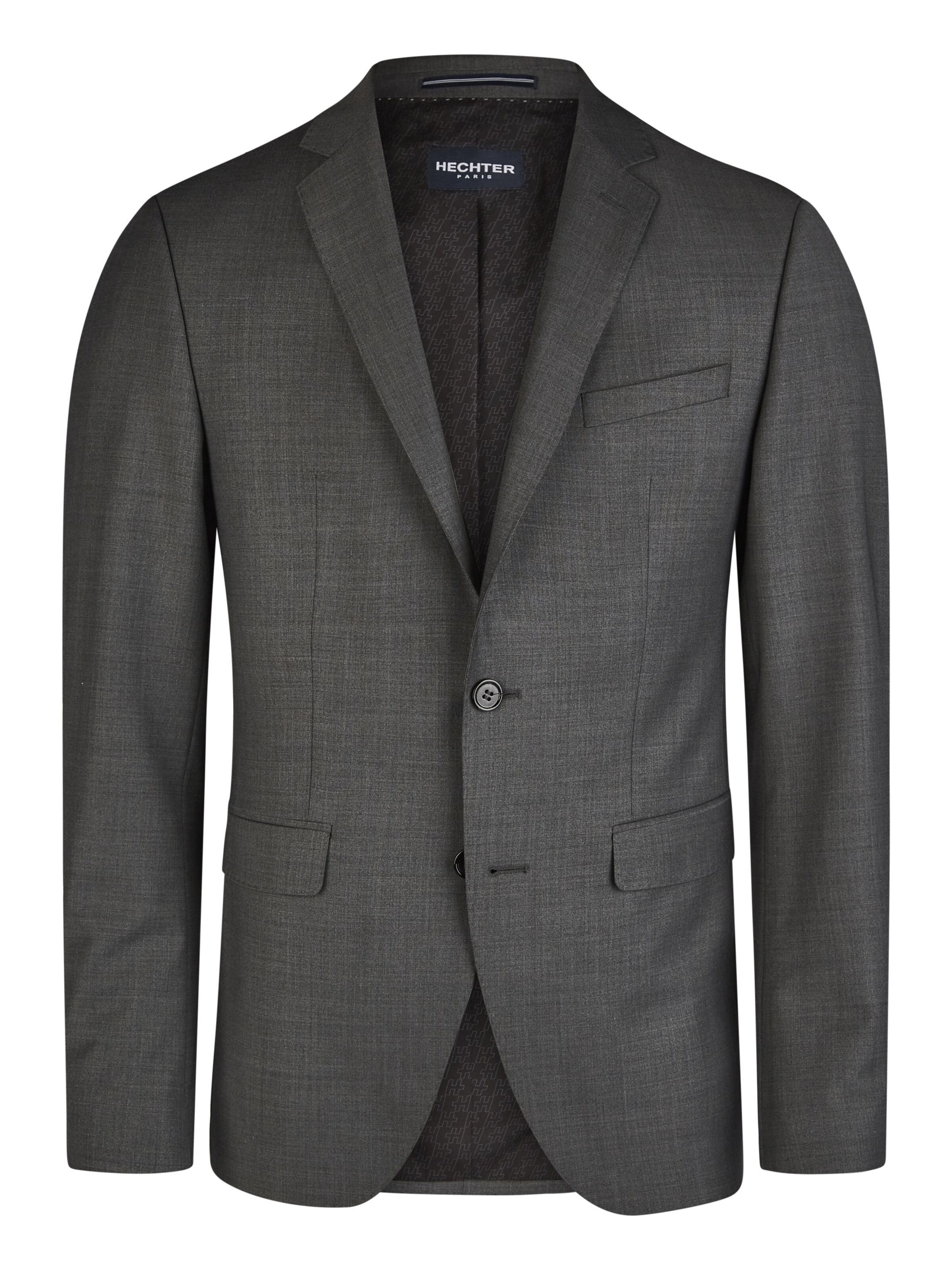 HECHTER PARIS Slim fit Business-colbert in Grijs: voorkant