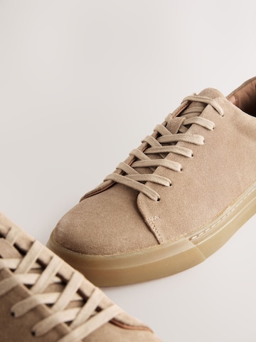 Next Rövid szárú sportcipők 'N. Premium' - bézs