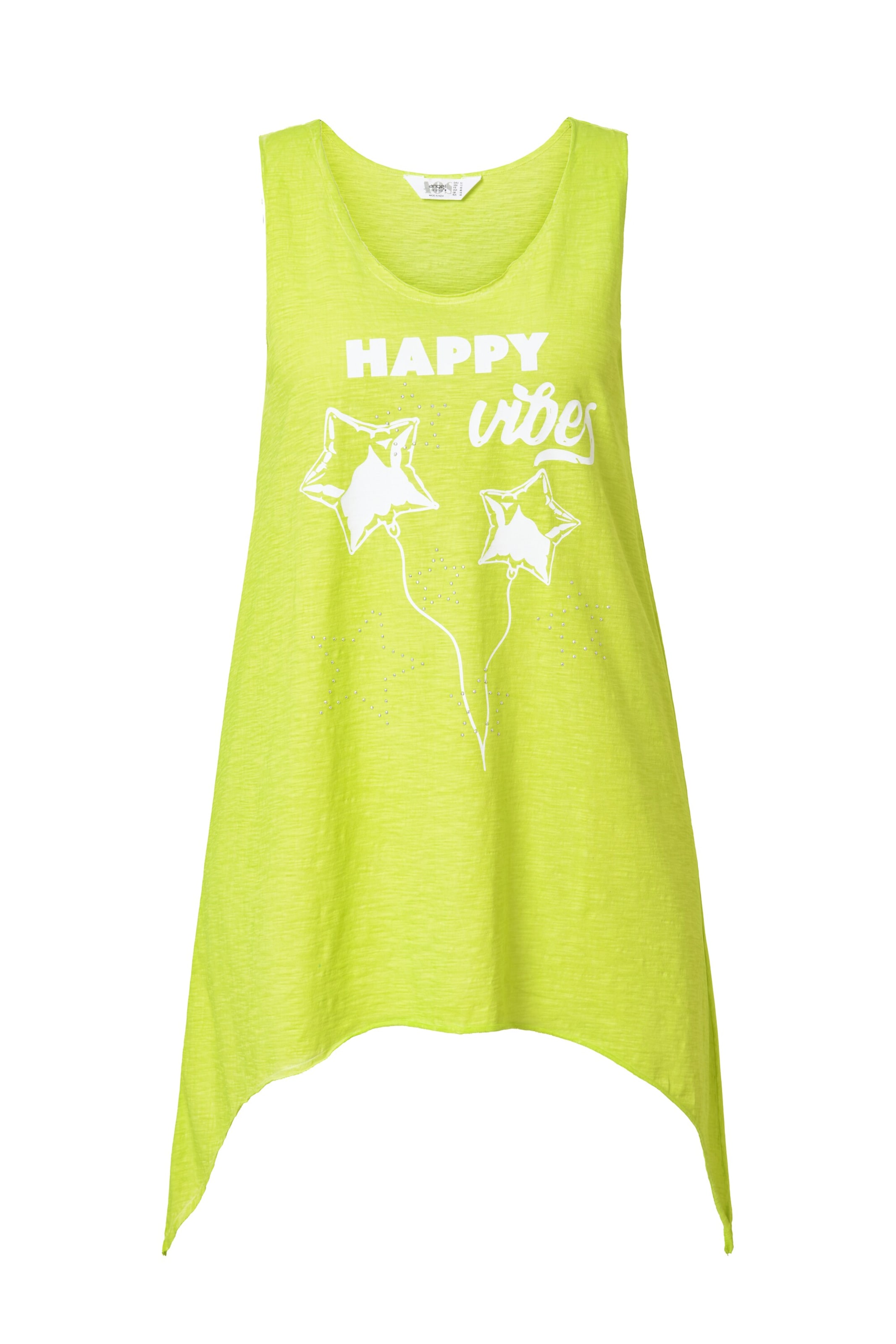 Angel of Style Top in Green: front