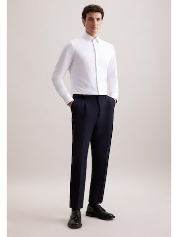 SEIDENSTICKER Slim Fit Businesshemd 'Schwarze Rose' in Weiß