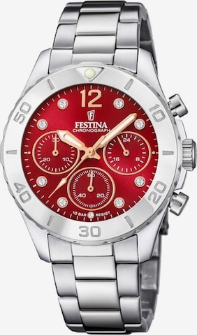 Montre à affichage analogique FESTINA en rouge : devant