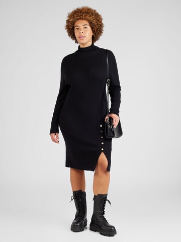 Vero Moda Curve Knitted dress 'CABA' in Black