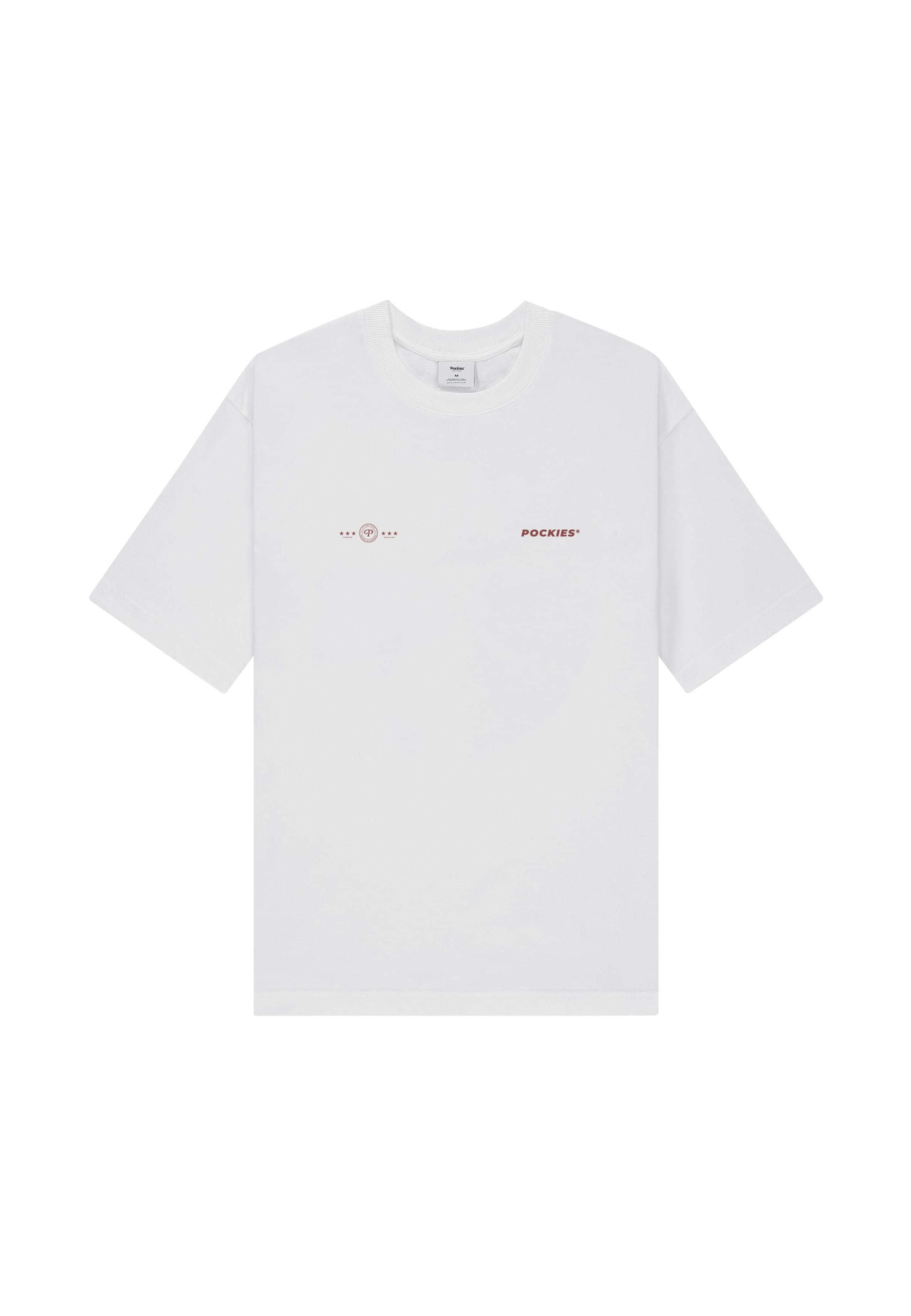 Pockies - Camiseta 'L.A.' en blanco: frente