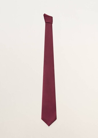 MANGO MAN Tie 'Solid7p' in Red