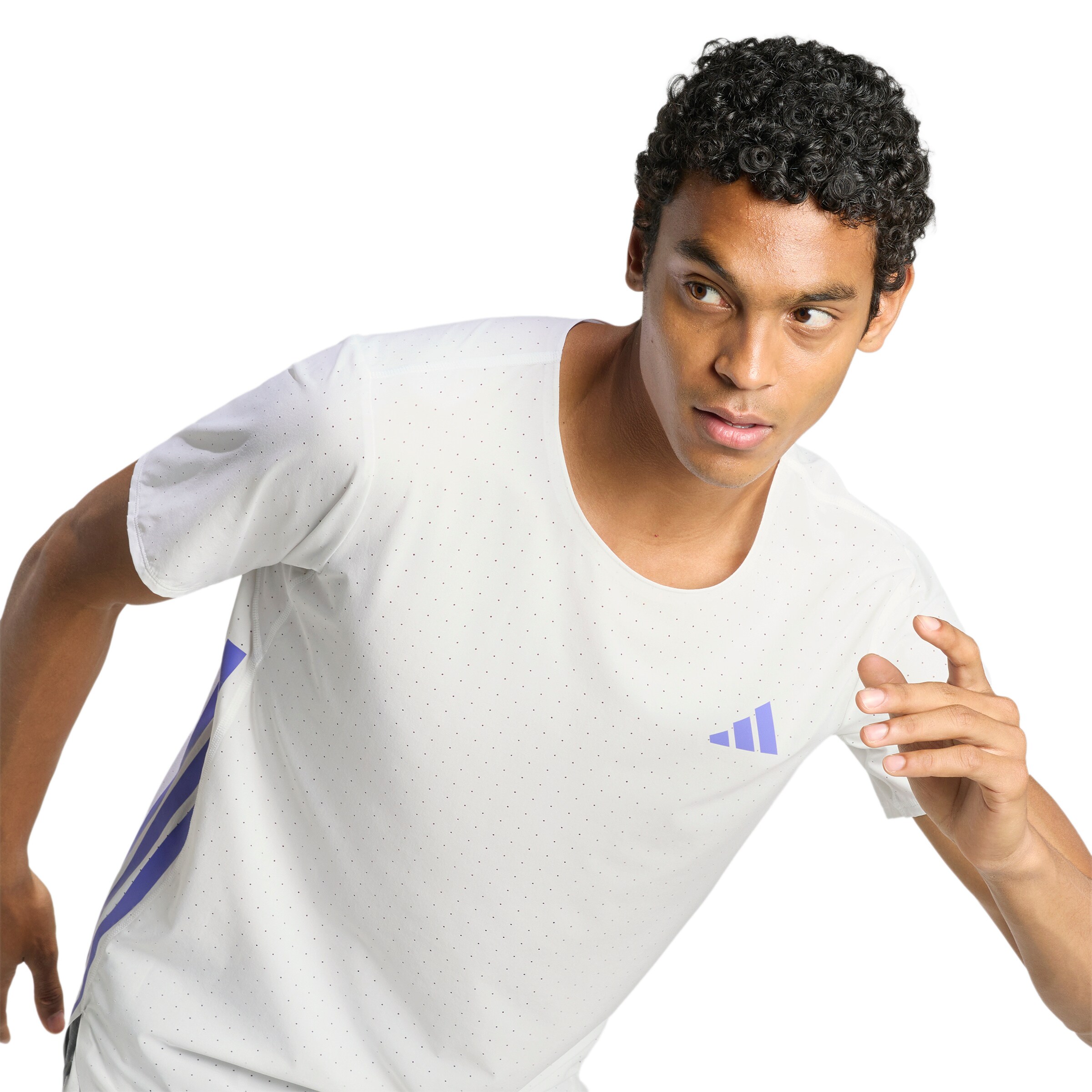 ADIDAS PERFORMANCE Funkčné tričko 'ADIZERO' - Biela
