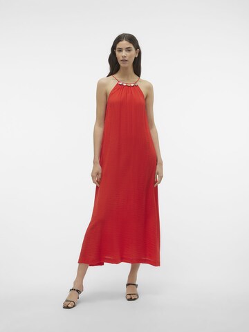 VERO MODA Jurk in Rood