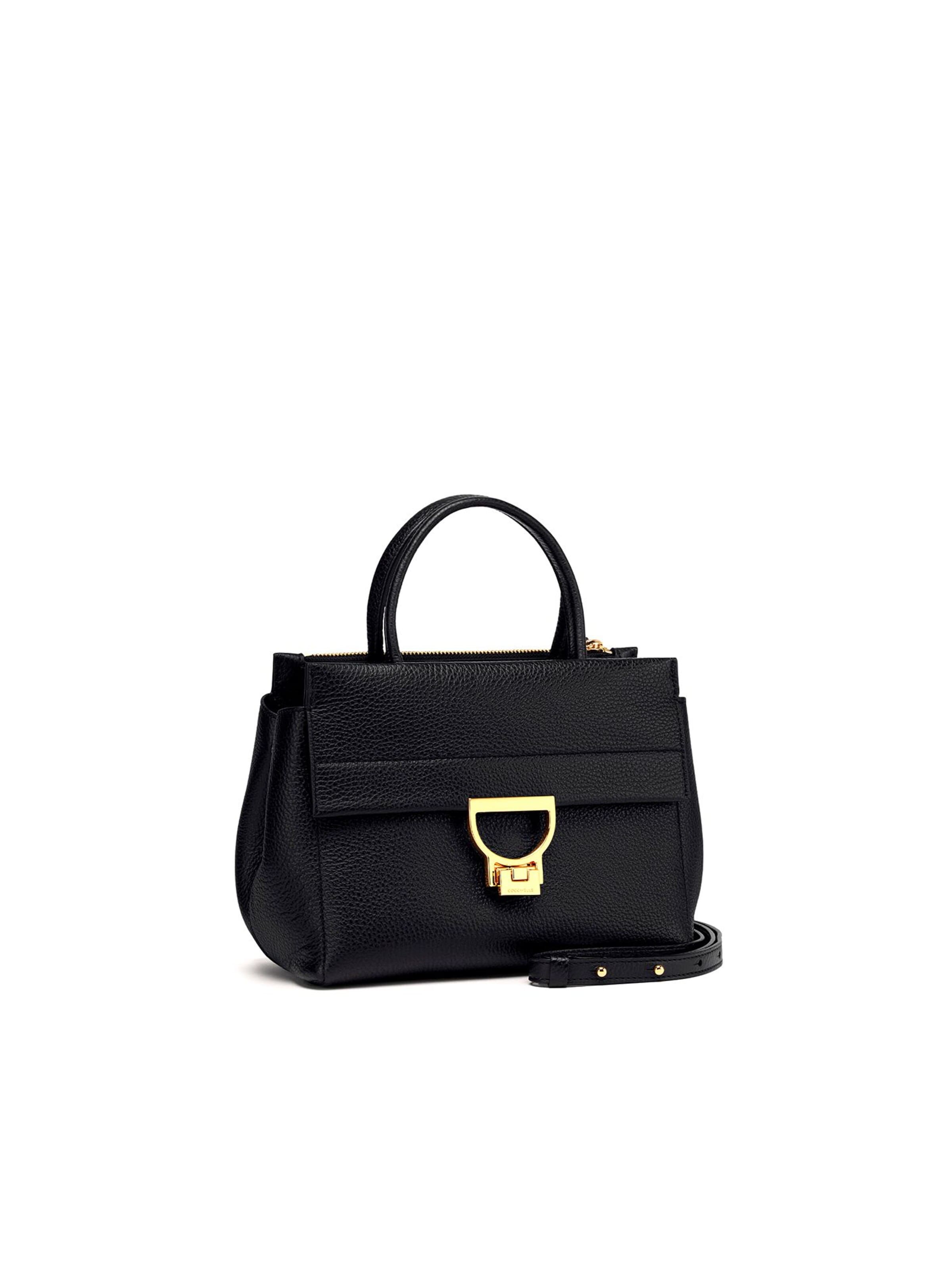 Sacs à main 'Arlettis Handbag Grained Leather' Coccinelle en noir