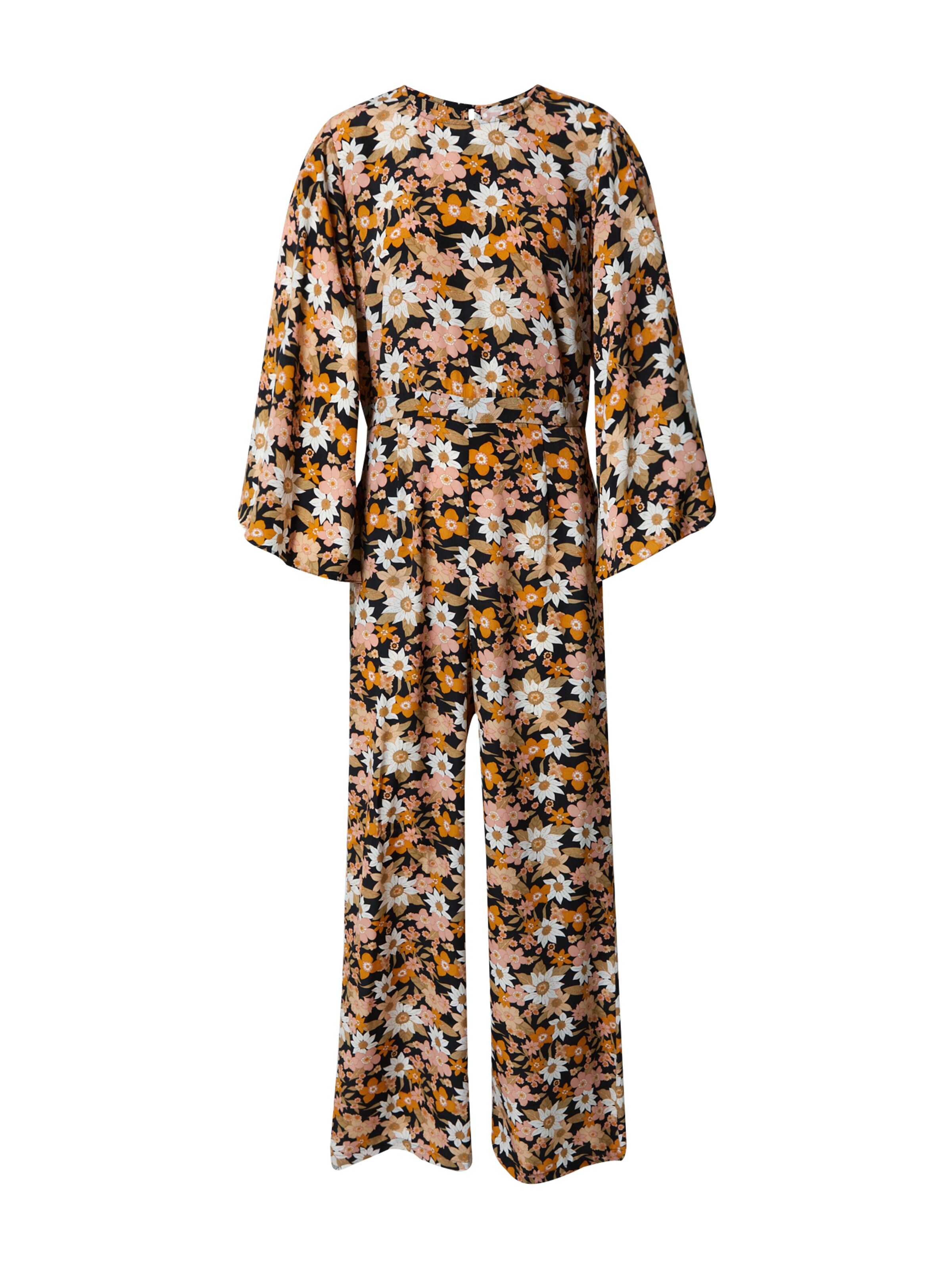 Traffic People Jumpsuit in Orange: front