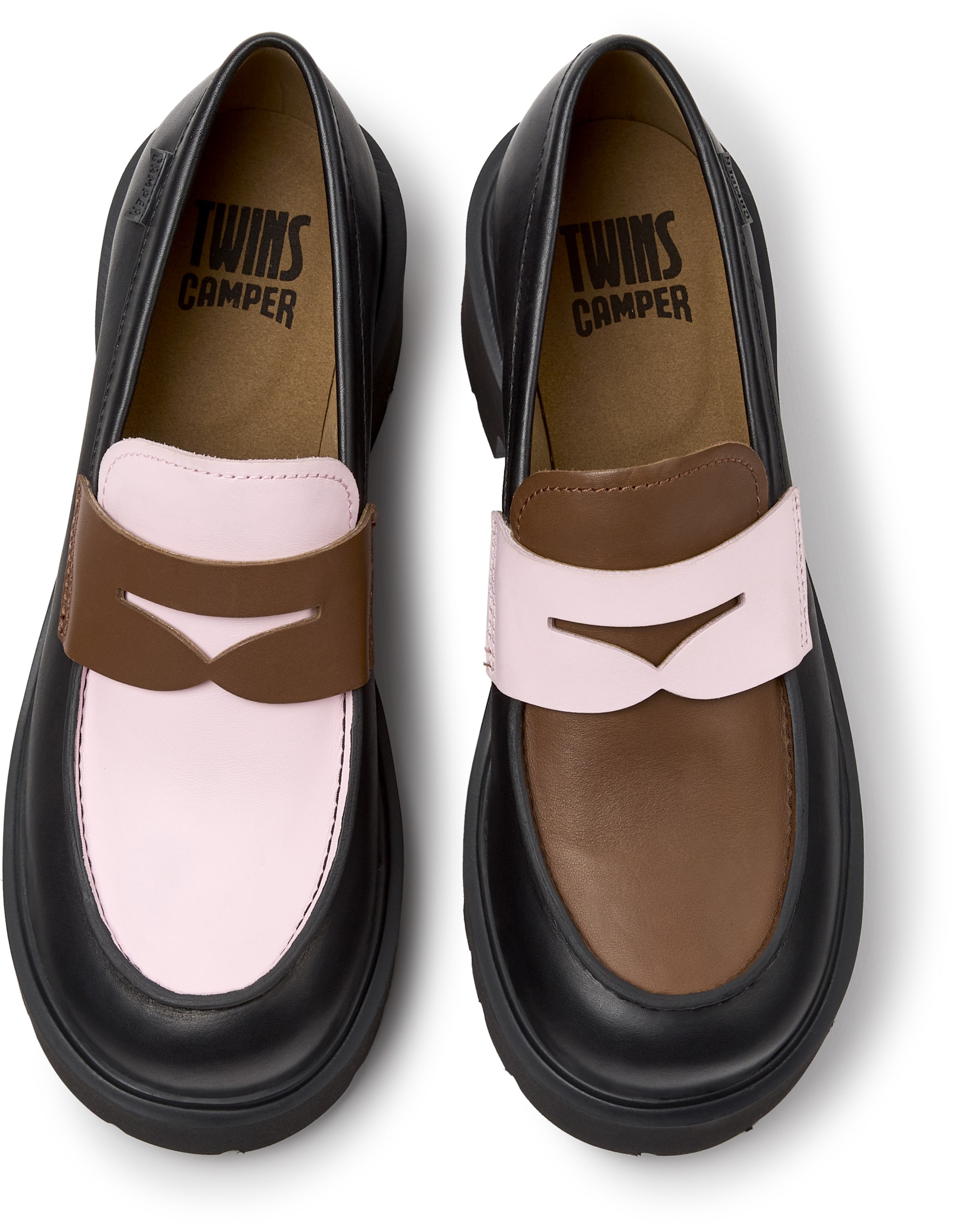 Scarpa stringata 'Milah' di CAMPER in nero
