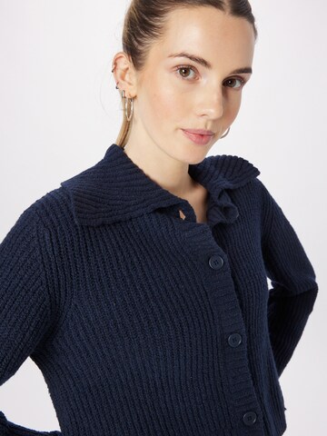 TOM TAILOR DENIM Strickjacke in Blau