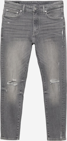 Pull&BearTraperice - siva boja: prednji dio