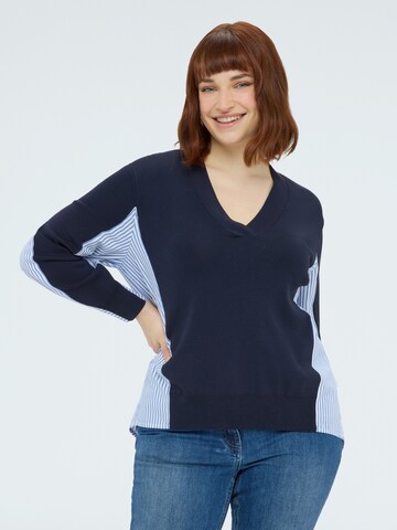 Pull-over Fiorella Rubino en bleu : devant