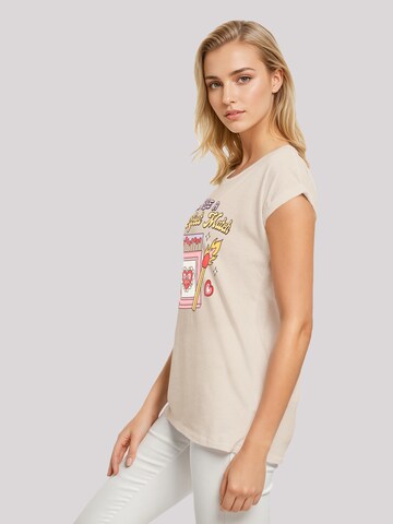 T-shirt 'We Are A Perfect Match Love' F4NT4STIC en beige