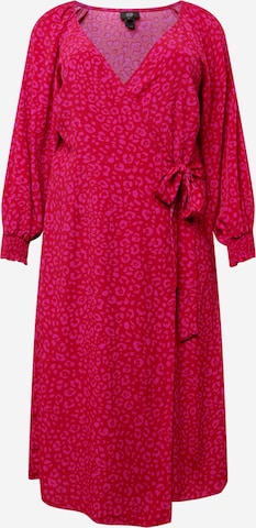 River Island Plus Dress in Pink: front