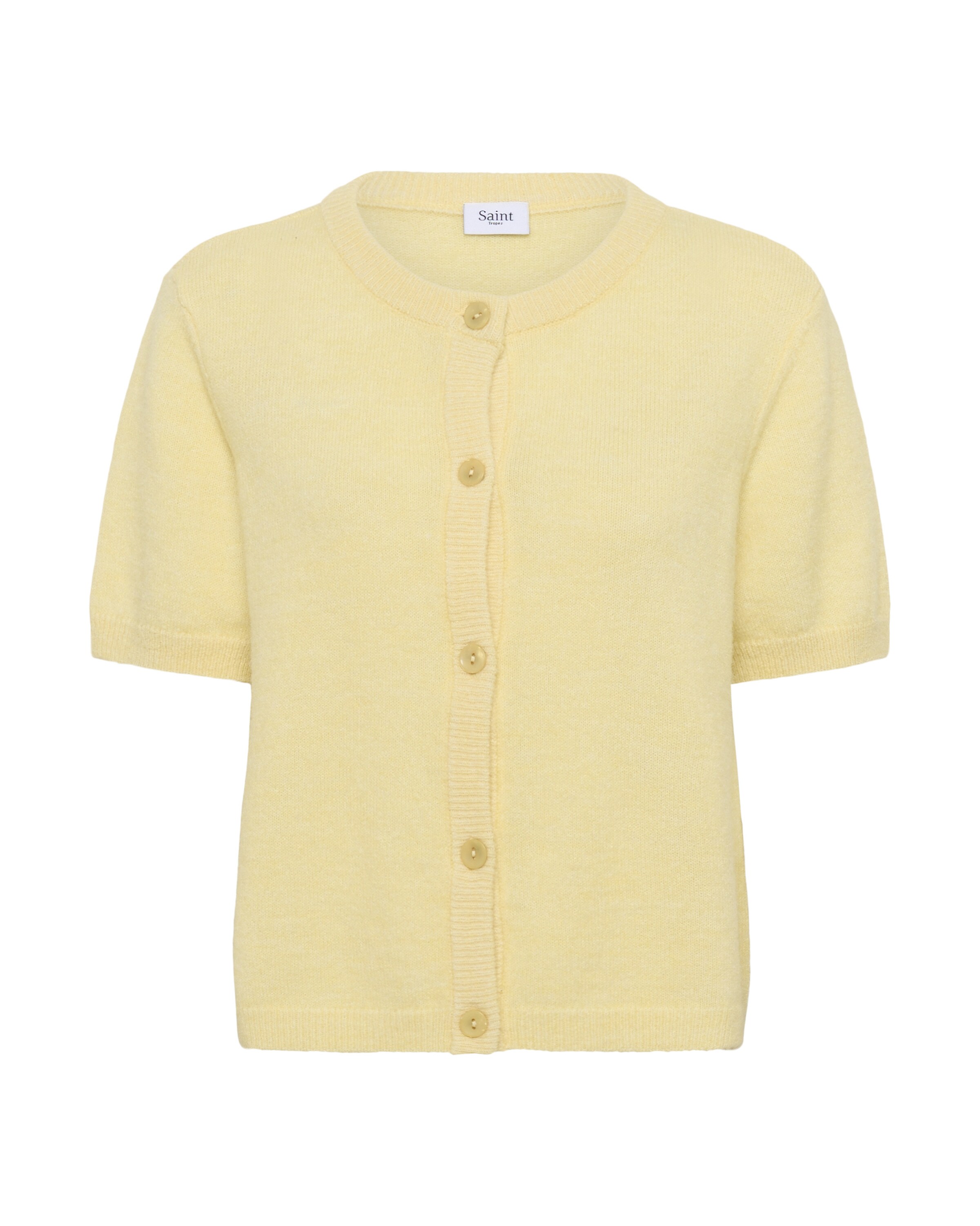 SAINT TROPEZ Cardigan 'Zanett' i gul: forside