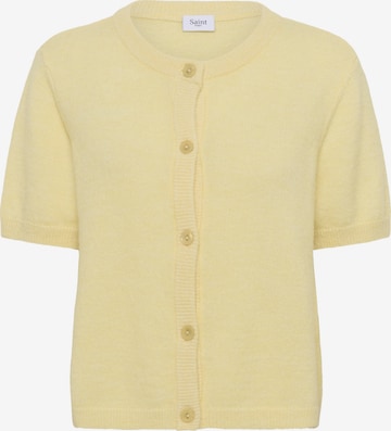 SAINT TROPEZ Strickjacke 'Zanett' in Gelb: Vorderseite
