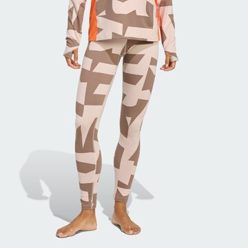 Slimfit Pantaloncini intimi sportivi 'Multi Synthetic Base Layer' di ADIDAS TERREX in marrone: frontale