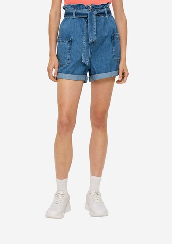QS Loose fit Jeans in Blue: front