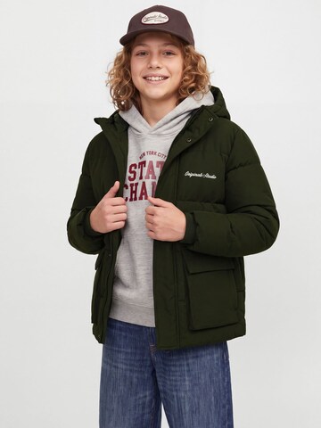 Jack & Jones Junior Winterjas in Groen