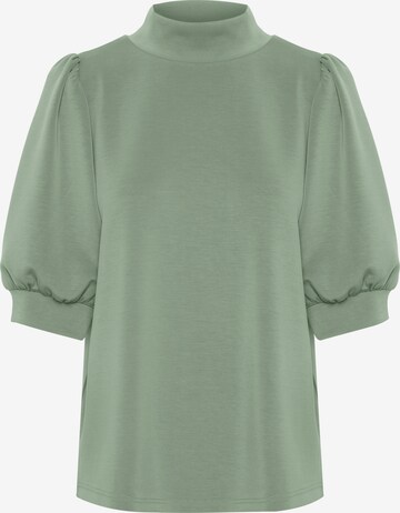 My Essential Wardrobe Blouse in Green: front