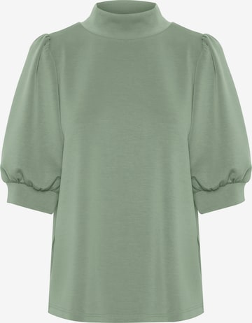 My Essential Wardrobe Blouse in Groen: voorkant