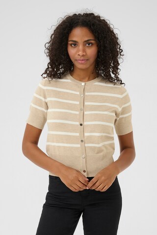 Kaffe Cardigan 'Lizza' i beige: forside