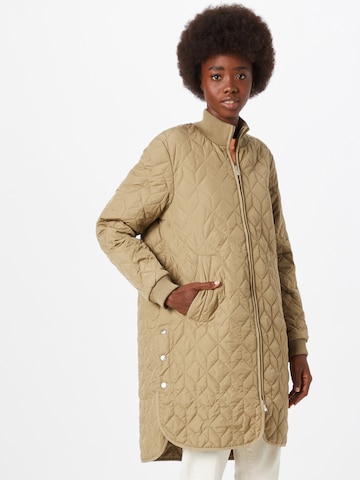 Manteau mi-saison ILSE JACOBSEN en beige : devant