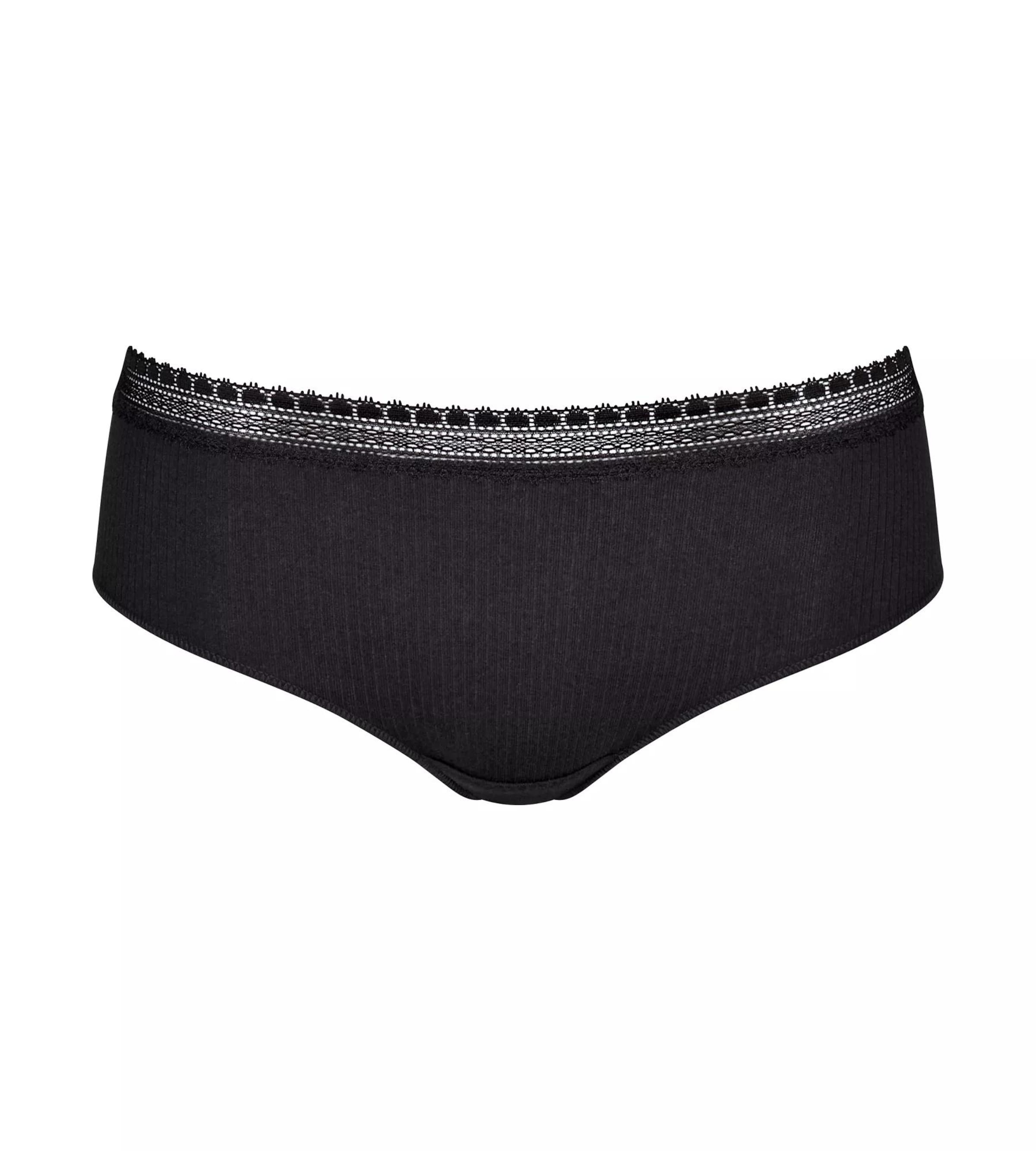 SLOGGI Slip 'Go' in Black: front