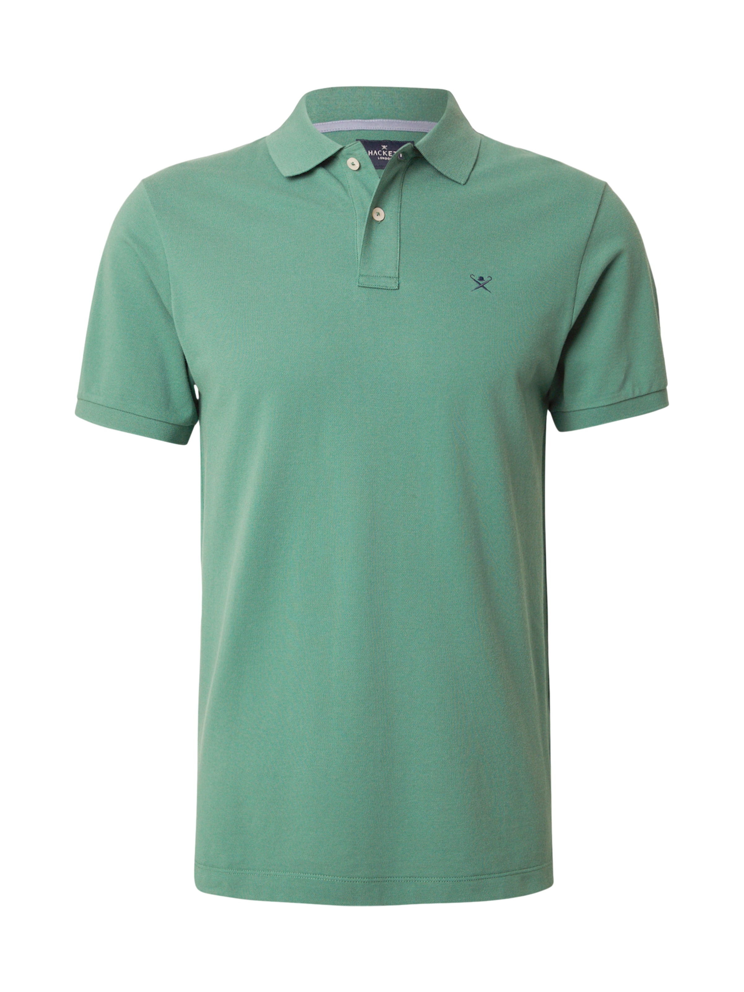 Hackett London Poloshirt in Grün: Vorderseite