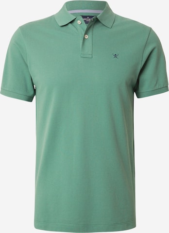Hackett London Poloshirt in Grün: Vorderseite