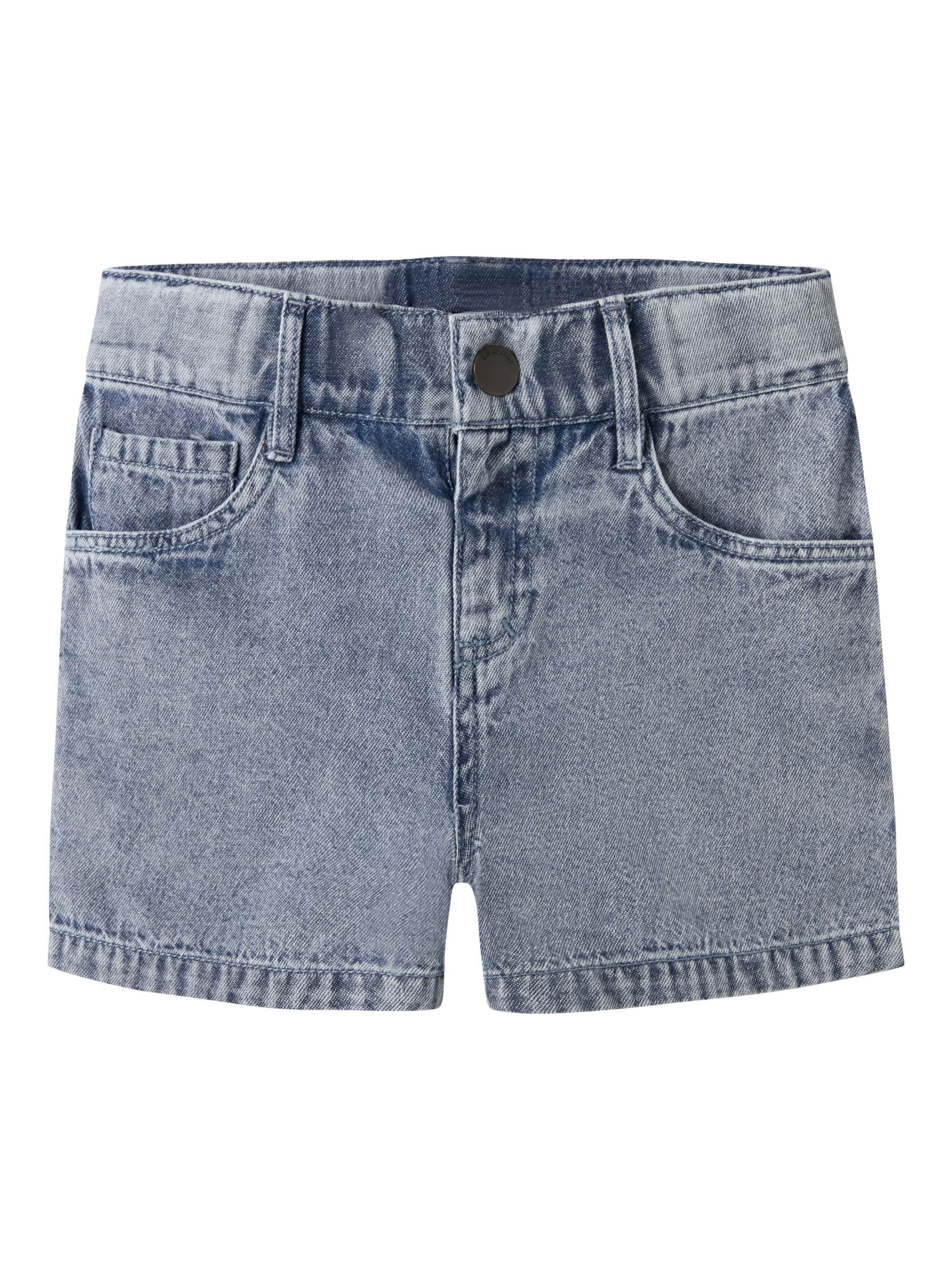 Lil'Atelier Loose fit Jeans in Blue: front