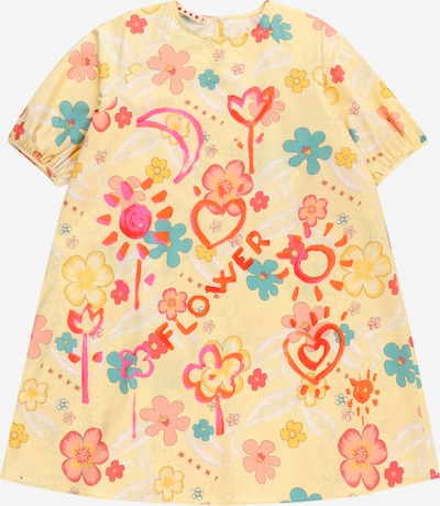 Marni Φόρεμα σε κρεμ / γαλαζοπράσινο / ροζ / κόκκινο, Άποψη προϊόντος