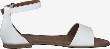 TAMARIS Sandaler med rem i hvid
