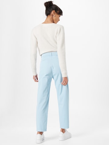 Regular Pantalon à pince ESPRIT en bleu