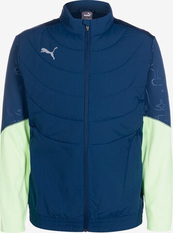 PUMA Athletic Jacket in Blue: front