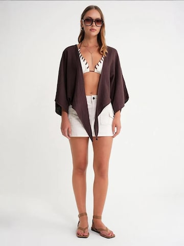 Camicia da donna di MixRay in marrone