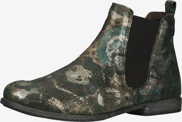 THINK! Chelsea Boots in Green: front